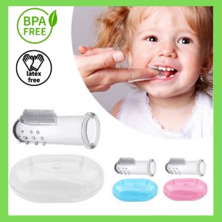 Baby Silicone Finger Toothbrush With Box | Berus Gusi Baby Silikon