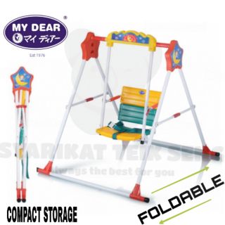 29012 MY DEAR FOLDABLE SWING WITH SAFETY BELT FOR 12M TO 25 KG