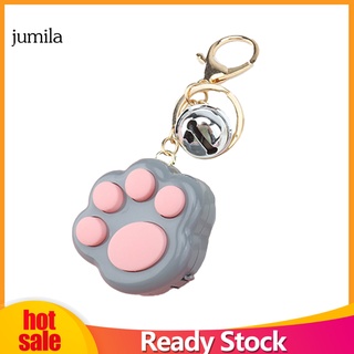<jumila> Colorful Fidget Pendant Cat Paw Push Fidget Game Keychain Easy-carrying for Children