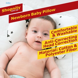 [Ready Stock] Bantal Bayi Newborn Pillow Baby Head Protection Pillow Anti-Correcting Head Correction Bantal Newborn Baby
