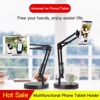 Phone Bracket Weighted base To Watch Video Multi-function Tablet Clip Live Artifact Phone Holder