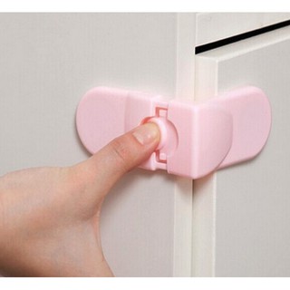 Double Button Corner Safety Lock ~ Prevent baby open drawer , refrigerator ,etc | Pelekat Keselamatan Untuk Bucu Penjuru