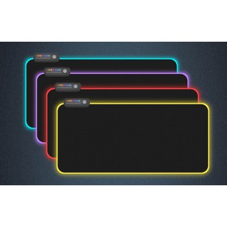 ELEN-RGB Soft Gaming Mouse Pad Large Oversize Led Extended Mousepads Non-Slip Rubber