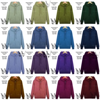 Plain zip sweater hoodie unisex cotton rm16 / jacket murah colourful