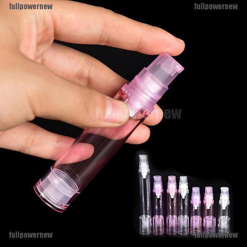 1pc 5/10/15ml Empty Airless Pump Bottles Cosmetic Lotion Container Travel Use FullPowerNew.my