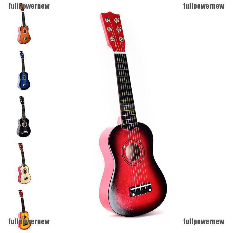 21" Ukulele Beginner Children Gift Hawaiian Instrument 6String Guitar+String+Pic (1)