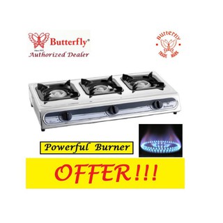 Butterfly Triple gas stove BGC-3011