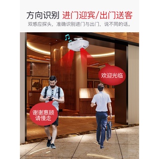 ☆Home & Living-Mu Rui Doorbell Sensor Store Entrance Welcome to Store Anti-Theft Welcome Voice Two-Way Visitor Chime★ DS