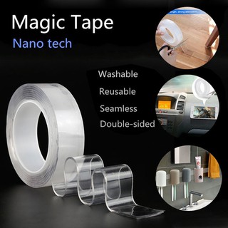 [CELE]Multi-functional strong adhesive double-sided adhesive nano-adhesive tape seamless washable detachable tape indoor