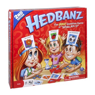 Hedbanz Card Board Game Party Family Friends Guessing Headbanz Word Puzzle Game