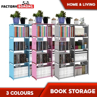 DIY Book Storage 5 Tier with 8 Columns