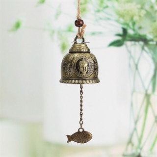 Blessing Crafts Windbell Buddha Statues Hanging Decor Feng Shui Wind Chime
