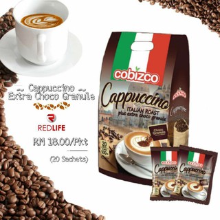 COBIZCO Cappuccino With Extra Choco Granule (25gm × 20's)