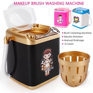 Makeup Brush Cleaner Device Simulation Automatic Cleaning Washing Machine Mini Early education Toy ✿