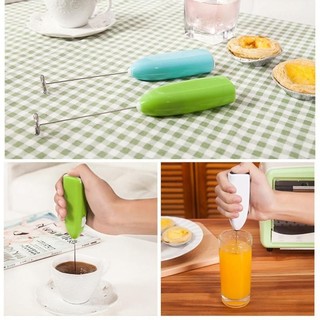 Electric Hand-held Mini Mixer Kitchen Tool Milk Coffee Drink Egg Beater Frother