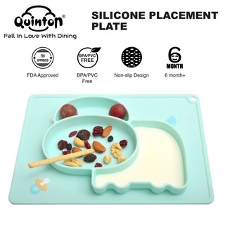 Quinton Silicone Placement Plate - Cow