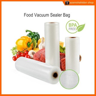 [Ready Stock] Food-Grade Vacuum Bag Embossed Plastic Seal Food Sealer Storage Roll Plastik Makanan Tahan Lama Vakum