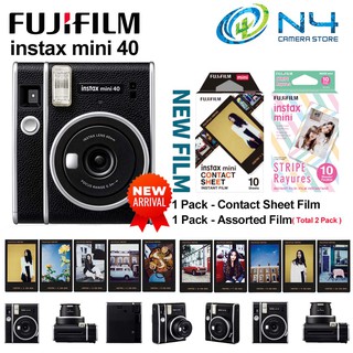 Fujifilm Instax Mini 40 Retro Kit Instax Camera With Contact Sheet Film & Assorted Film (1)