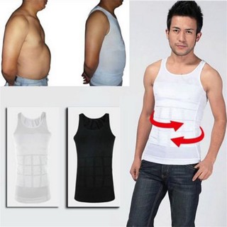 🌸Chiclady🌸[ready stock]Slim n Lift Body Shaper Vest Slimming Shirt Men Singlets