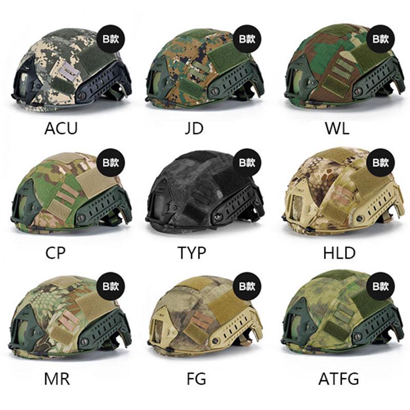 Helmet Cover Airsoft Paintball Wargame Gear FAST Helmet Cover for BJ/PJ/MH Style Helmet Multicam ACU WL JD MR FG