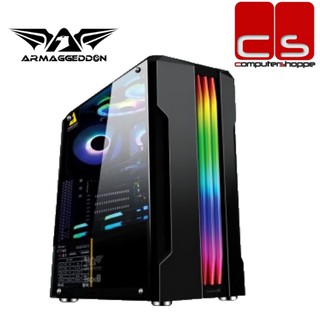 Armaggeddon Tron III - ATX Gaming PC Case with Tempered Glass Side Panel Design