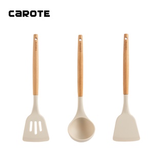 Carote Cosy Collection Silicone Utensils Turner/Slotted Turner/Ladle Food Grade Silicone Heat resistant 【1PC】