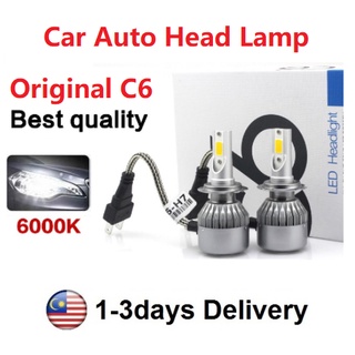 Original C6 LED Hedlight H1/H4/H7/H11/9005/9006 Car Auto Head Lamp 6000k White Light (2pcs)
