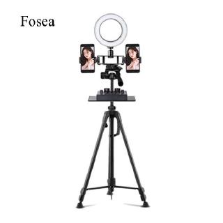 Fosea Universal Sound Card Tray Microphone Mic Rack Stand Tray Phone Clip Holder for Live Broadcast Stage Offices Classrooms Meeting Rooms 205x140mm
