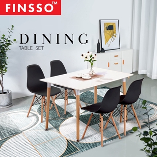 [FREE SHIPPING] FINSSO: Creative Eames Simple Medium Sized Dining Table & Dining Chair