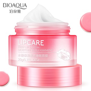 BIOAQUA Strawberry Lip Sleeping Mask Exfoliator Moisturizer Nourish Lip Care