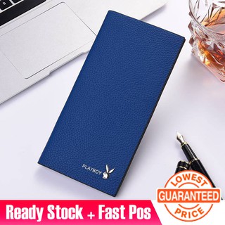 Fashion Wallets Playboy Leather Long Wallet With Card Slots Casual Style Design High Quality Wallet multi-fun