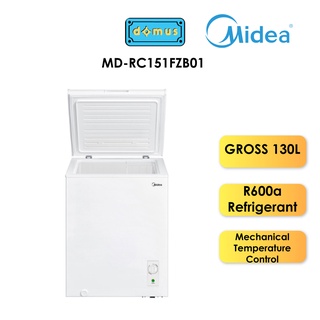 Midea Chest Freezer R600a Refrigerant 130L(Net 99L) MD-RC151FZB01 / WD130WA