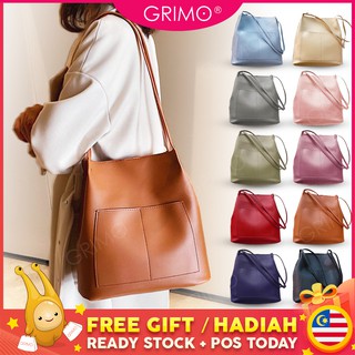 READY STOCK💖GRIMO Taialf Shoulder Bag Women's Handbag Set Sling Tote Beg Tangan Wanita Lady Perempuan Murah Cute fb12476