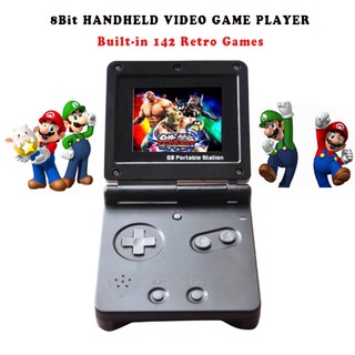 8Bit GB Station SP PVP Handheld Video Game Console With 142 Game LCD Game Player