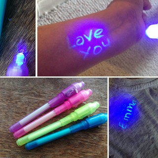 Shenyoushop 3Pcs UV Light Secret Message Ink Money Detector