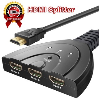 Hdmi Switcher 3 In 1 out Supports 1080P&3D, HD Audio (HDMI Switch)
