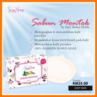 Sabun Montok Suzyhoney 💃 Masker Montok Menganjal Menegang Payudara | Sabun Montoq Firming Breast Care Soap (1)