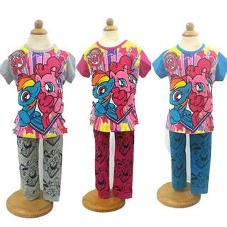 (Dzaara. com) Borong 4 pasang mix design pyjama boy/girl (1)