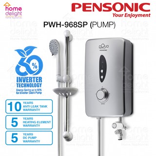 Pensonic Shower Water Heater with Pump (Silver) [ PWH-968SP ]