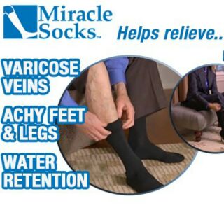 Miracle socks stokin merawat sakit kaki.