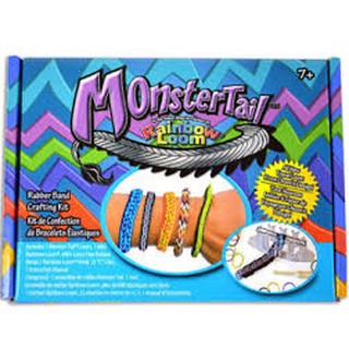ASOTV Rainbow Loom Monster Tail Rubber Band Kids Hobbies Craftwork 1332-RM