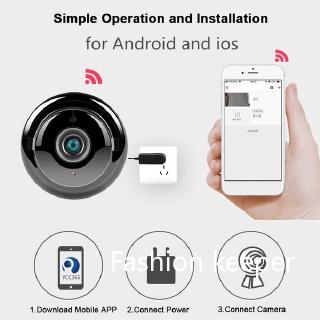 720P Mini Wifi New HD IP Camera Wireless CCTV Infrared Night Vision Motion Detection 2-Way Audio Tracker Home Security
