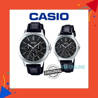 Casio MTP/LTP-V300L-1A Multihand Analogue Leather Casual