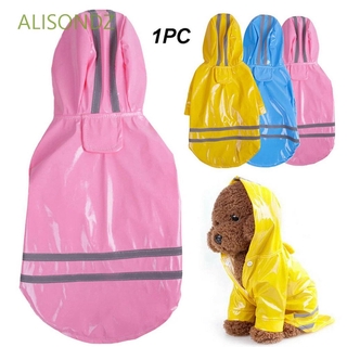 ALISONDZ PU Reflective Outdoor Cats Waterproof Pet Rain Coat
