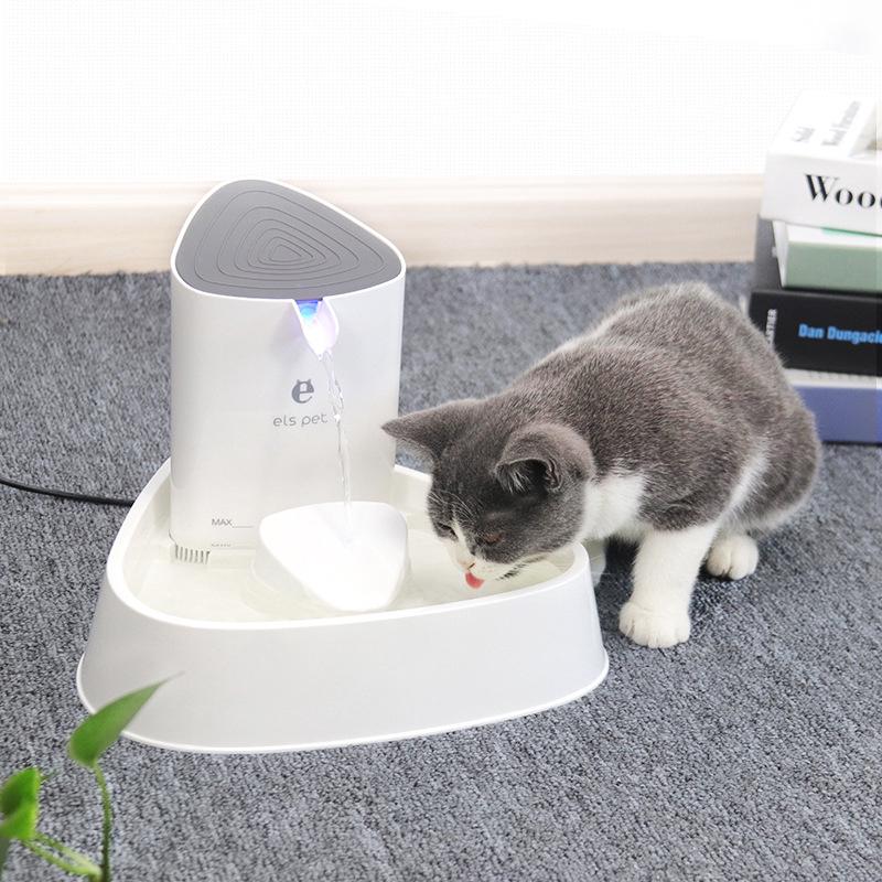 Led Light Pet Smart Water Dispenser Cat Dog Electric Loop Mute Water Dispenser Four Filter