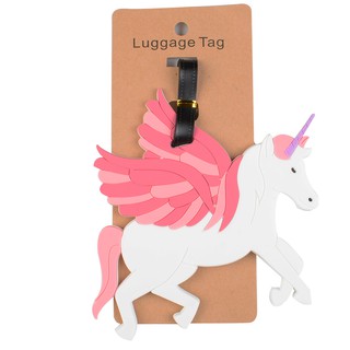 Creative ID Address Holder Baggage Gel Label Unicorn Tag