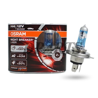 Osram Night Breaker Laser +130% H4 Light Bulb (Made in Germany)