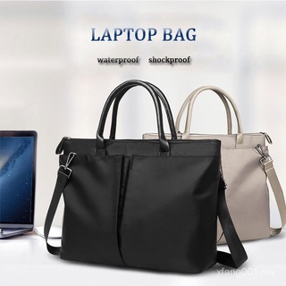 High capacity Laptop Bag 12 13.3 14 15.6 Inch Waterproof and shockproof Notebook Bag for Macbook Air Pro 13 15 Computer Shoulder Handbag Briefcase Bag for man/woman's bags#China Spot# bE6N&&&&