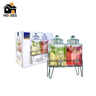 Houses Hibiki Double 5L Cold Beverage Dispenser
