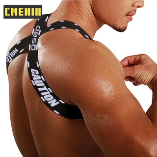CMENIN BS 1Pcs Cotton Sexy Men Tanks Party Harness Fitness Breathable Flexible Clubwear Party charm Harness Fitness Body Chest Halter BS8102